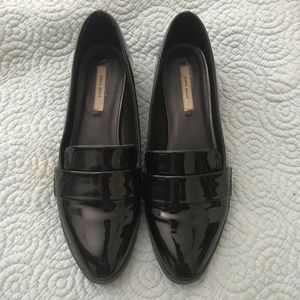 Zara Black Patent leather Loafers